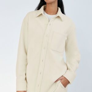 Cream Button-Up Shirt